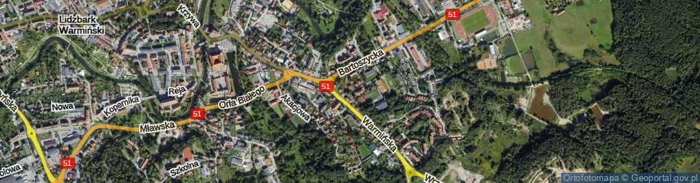 Zdjęcie satelitarne Wierzbickiego Józefa ul.